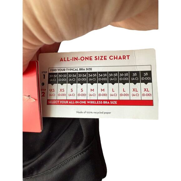 NWT Spanx Women's Very Black Trifecta Wireless Bra Size XS - Picture 5 of 10